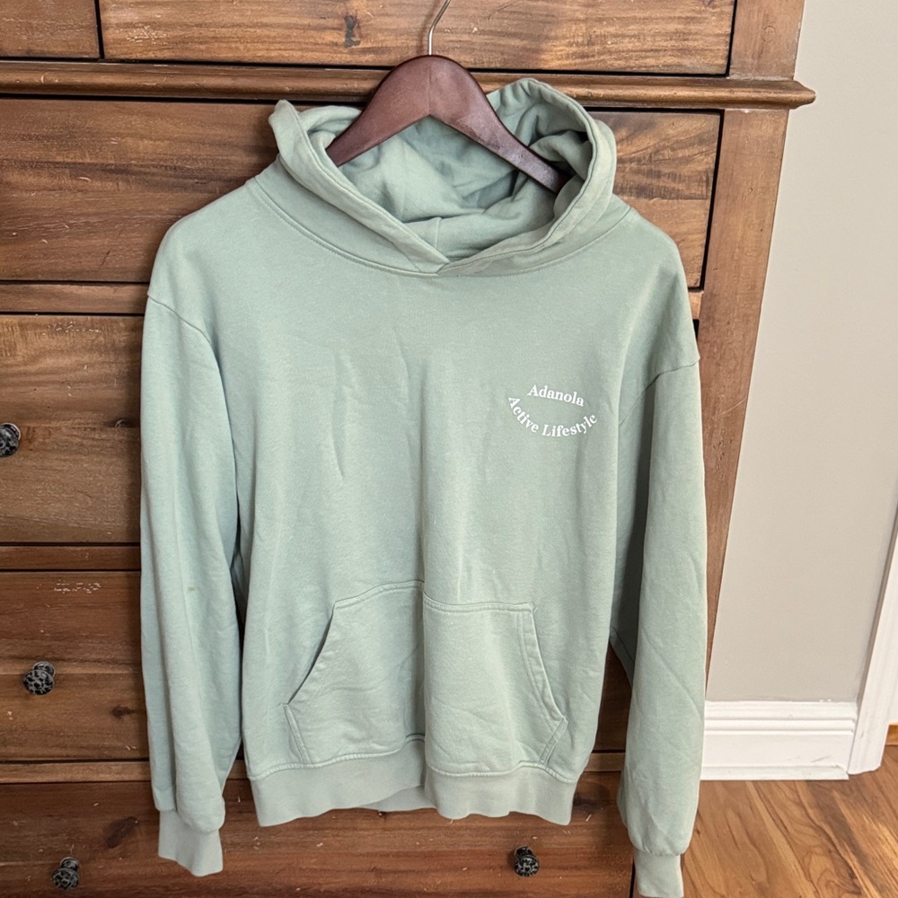 Adanola Light Green Hoodie